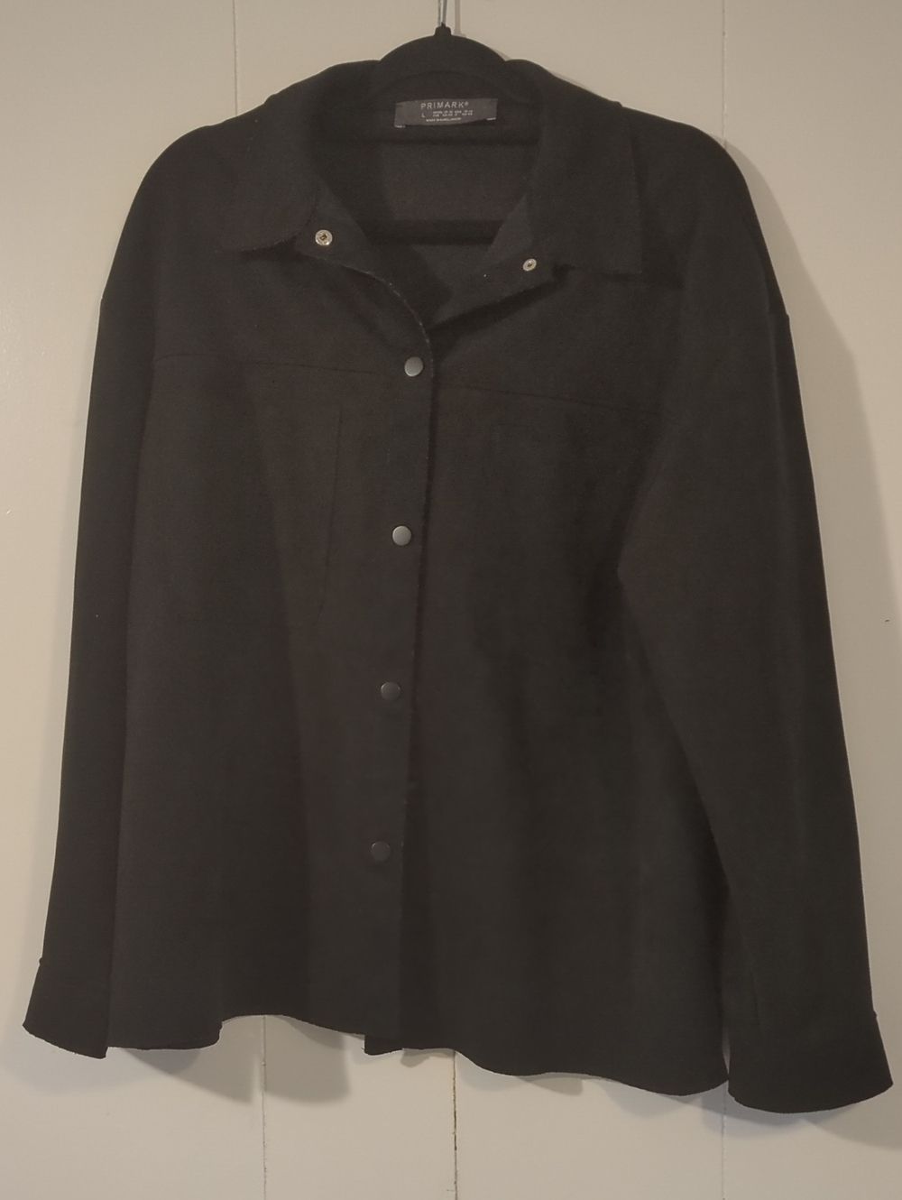 Primark Black Women's Button-Front Blazer Jacket
